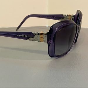 Bulgari Purple Sunglasses with Case